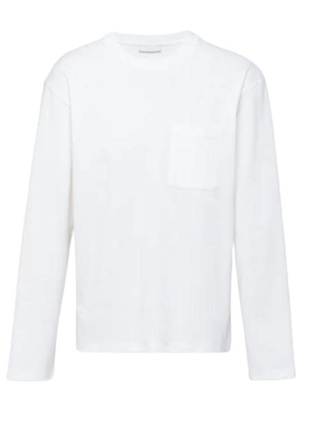 prada long sleeve shirt|prada white tee.